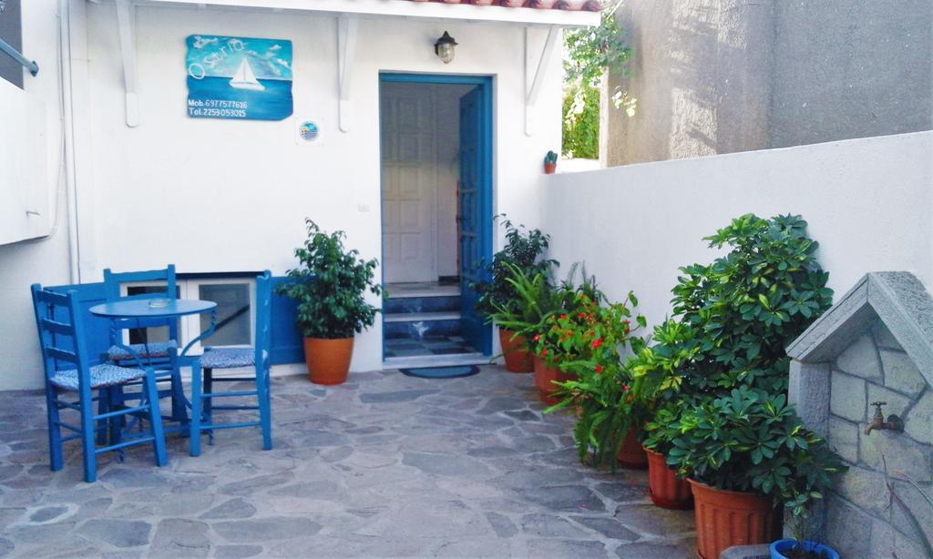 Ostria Eressos Rooms Skala Eresou Exterior foto