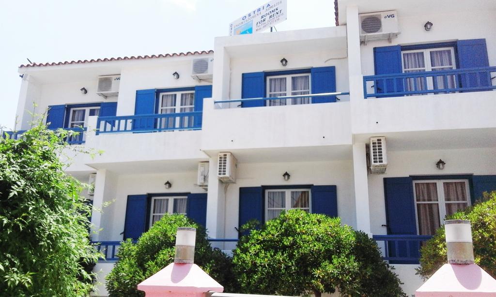 Ostria Eressos Rooms Skala Eresou Exterior foto